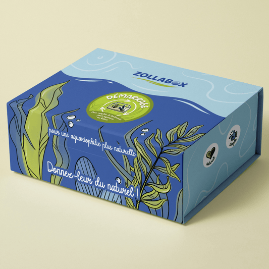 Un coffret de démarrage pour aquarium, poubellarium ou bassin.